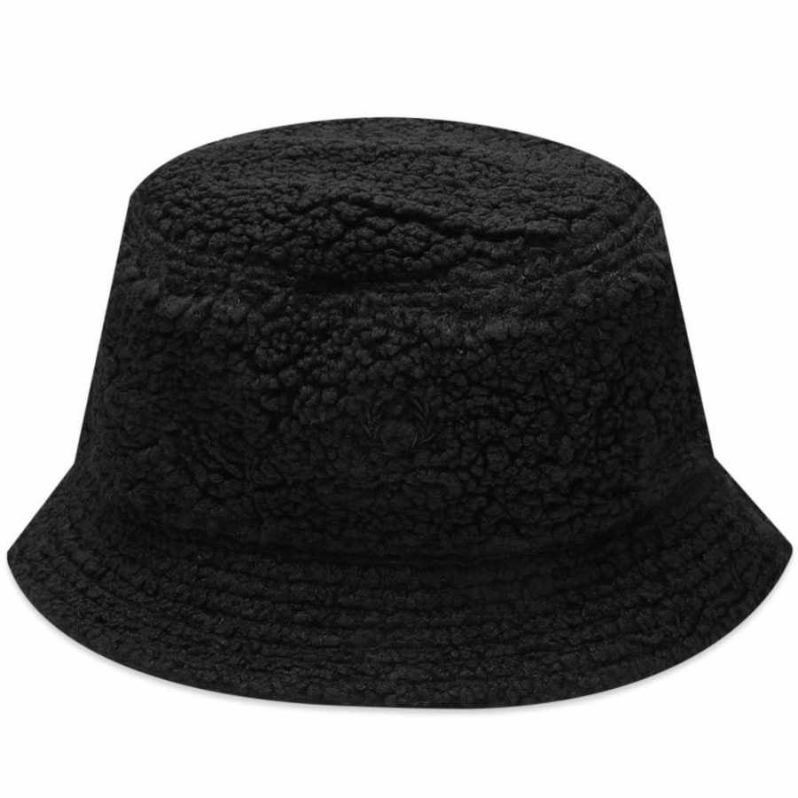 Bucket Hats * | Fred Perry Authentic Reversible Borg Fleece Bucket Hat