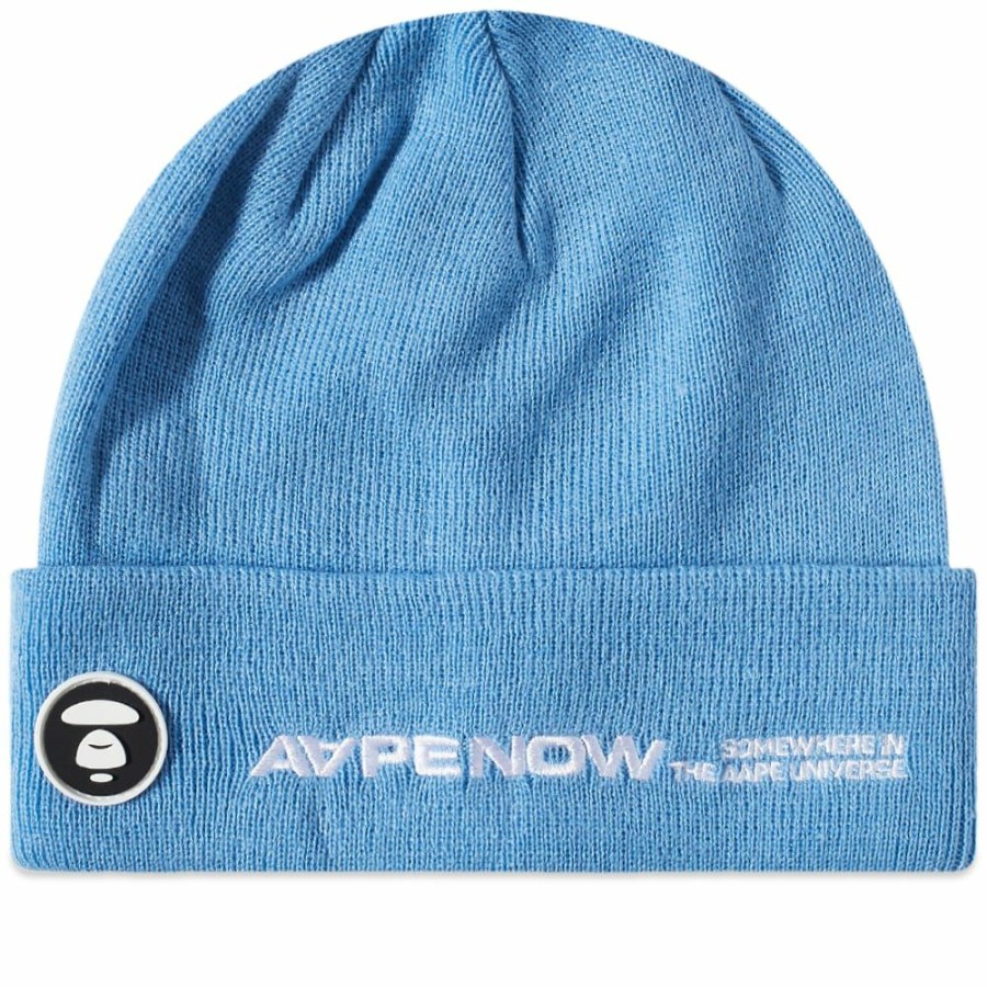 Beanies * | Aape By A Bathing Ape Aape Logo Beanie