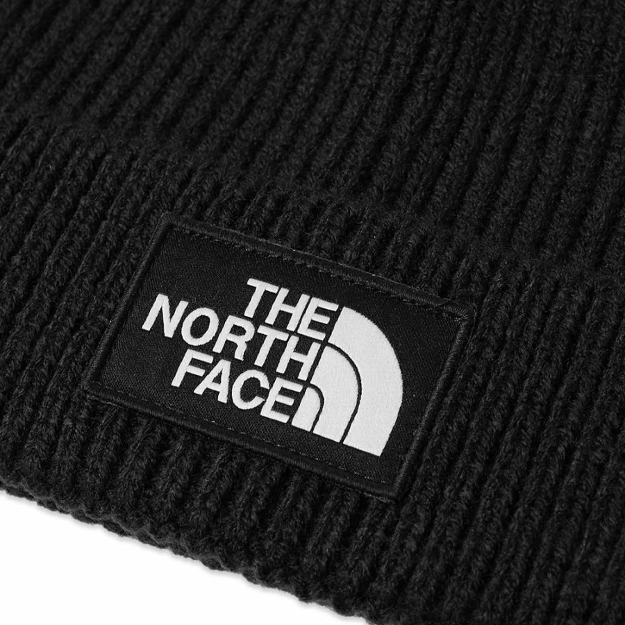 Beanies * | The North Face Tnf Logo Box Cuffed Beanie