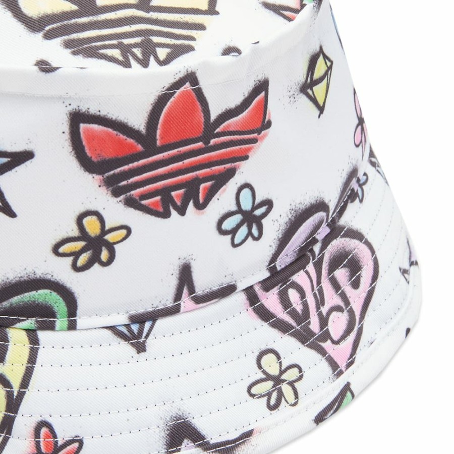 Bucket Hats * | Adidas X Jeremy Scott Bucket Hat