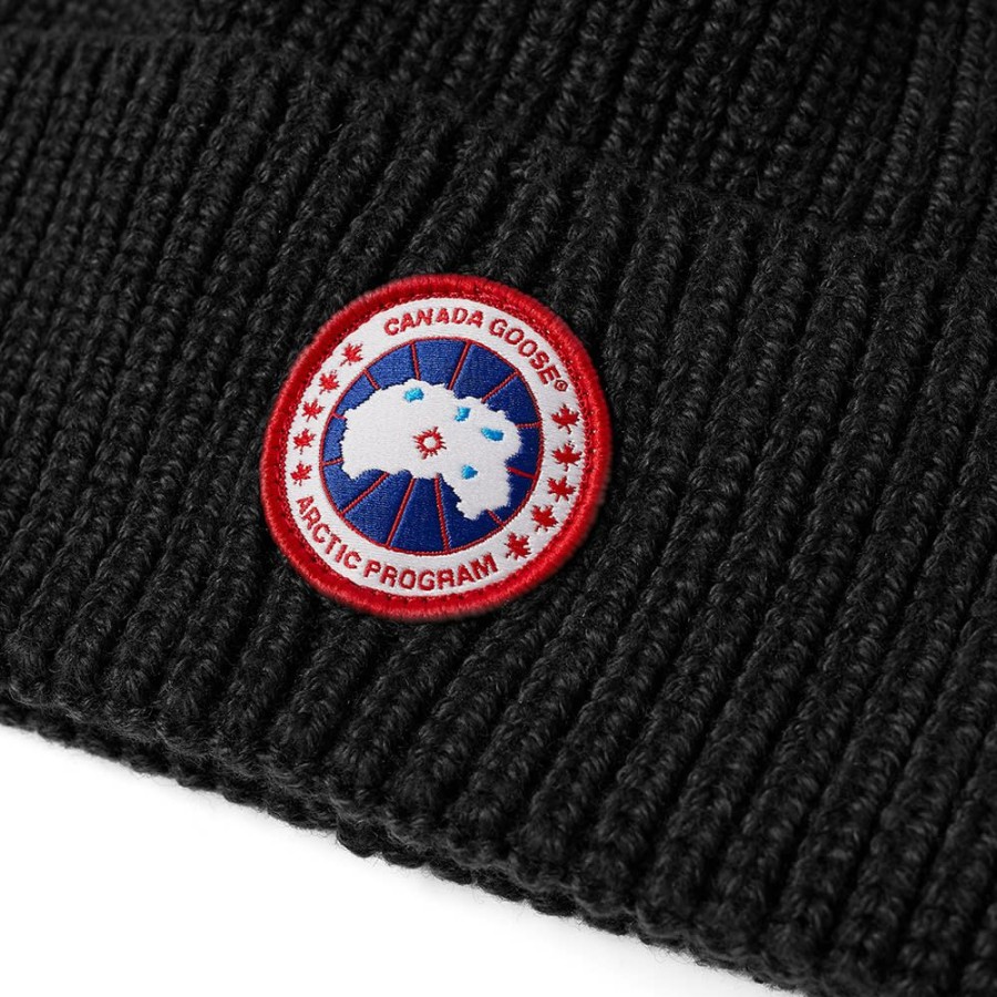 Beanies * | Canada Goose Arctic Disc Rib Toque Beanie