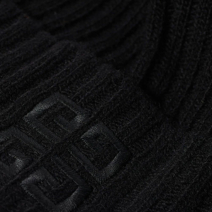 Beanies * | Givenchy Ribbed Logo Beanie