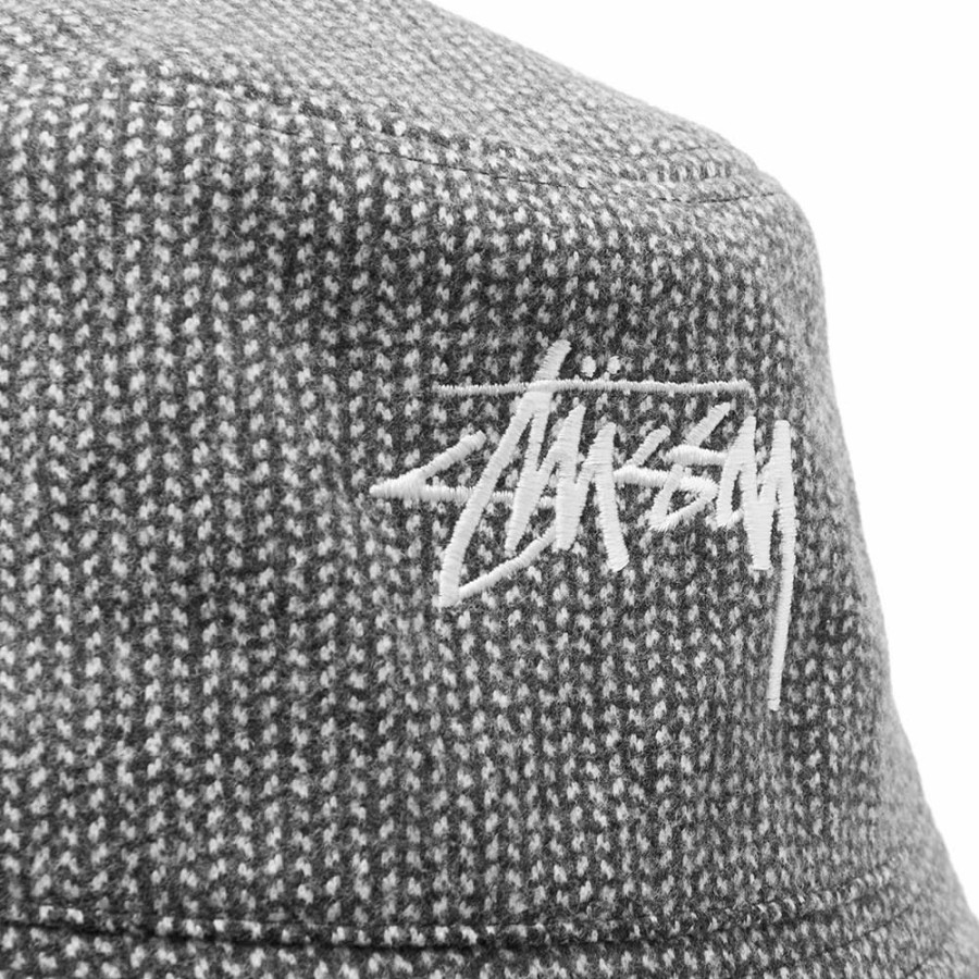 Bucket Hats * | Stussy Zig Zag Stock Bucket Hat