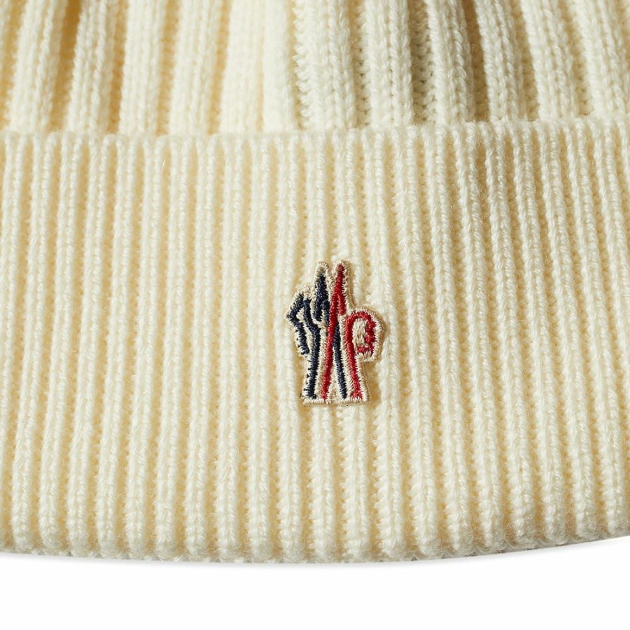 Beanies * | Moncler Grenoble Rib Logo Beanie