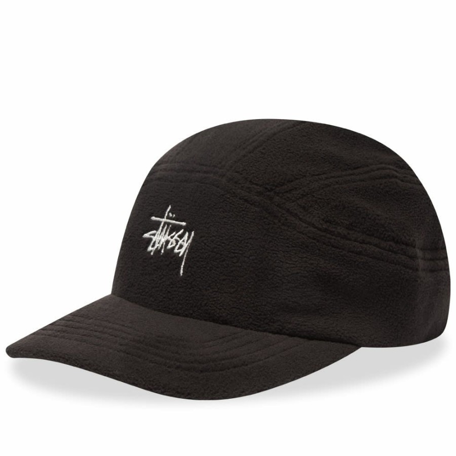 Caps * | Stussy Polar Fleece Panel Runner Cap