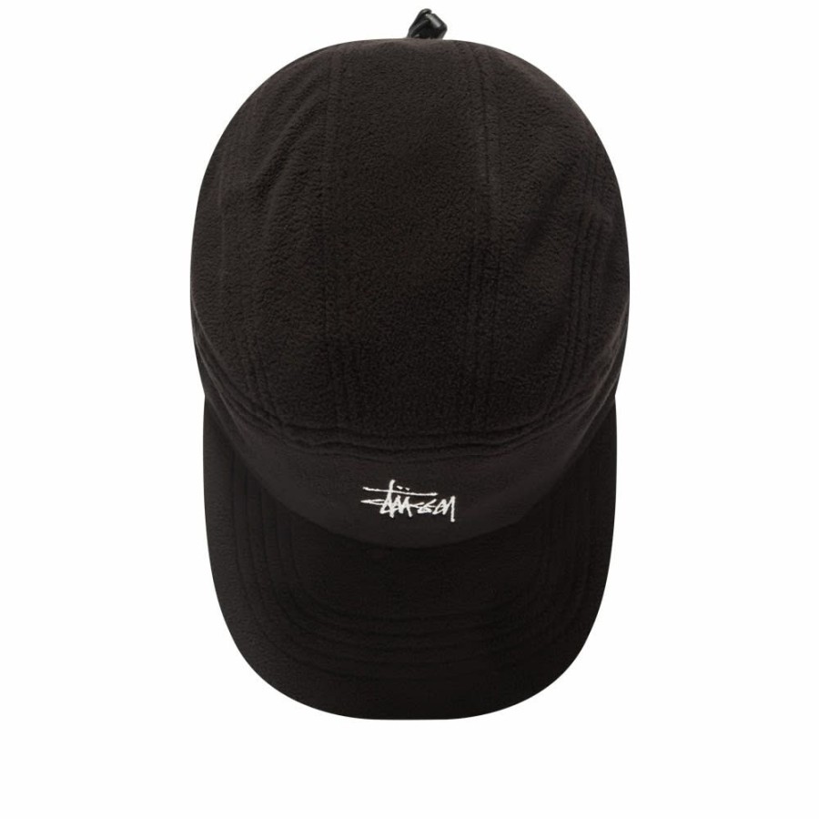 Caps * | Stussy Polar Fleece Panel Runner Cap