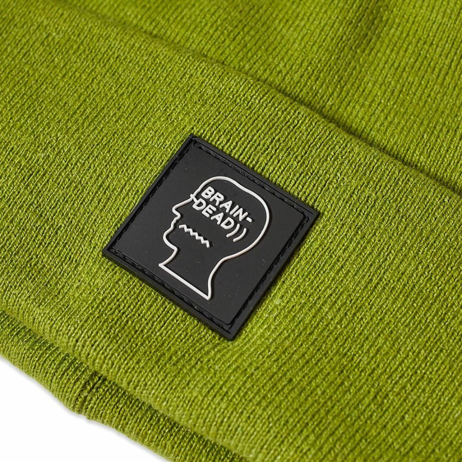 Beanies * | Brain Dead Logohead Beanie