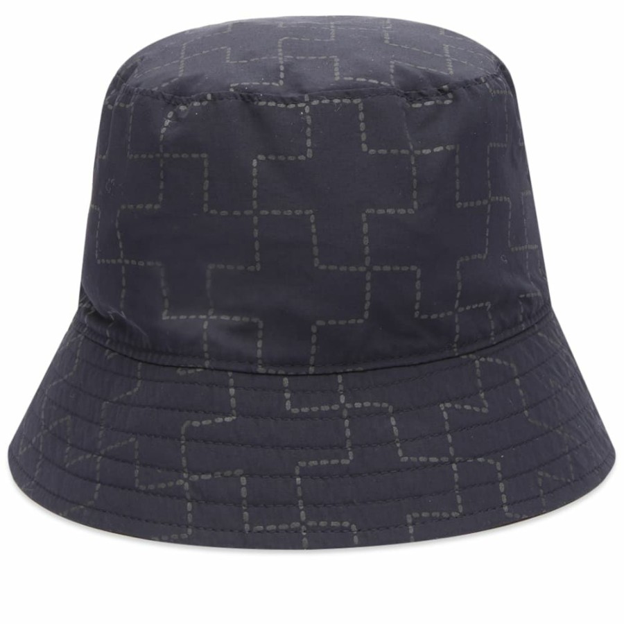 Bucket Hats * | Blue Blue Japan Nylon Reflector Print Bucket Hat