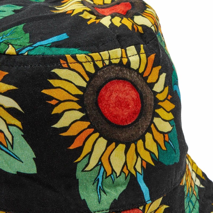 Bucket Hats * | Endless Joy Sunflower Bucket Hat