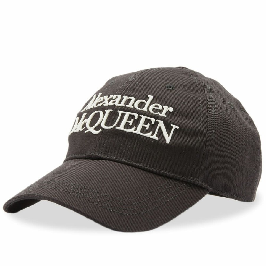 Caps * | Alexander Mcqueen Embroidered Logo Cap